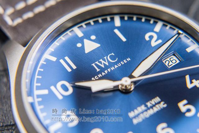 IWC手錶 萬國馬克十八飛行員傳承系列 IW327006腕表 萬國自動機械男士表  hds1760